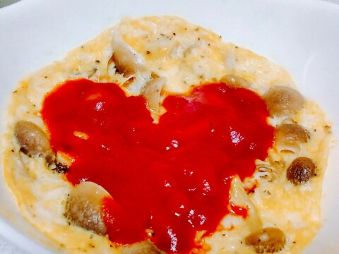 レンジできのこチーズオムレツ レシピ 作り方 By シフト6522 楽天レシピ